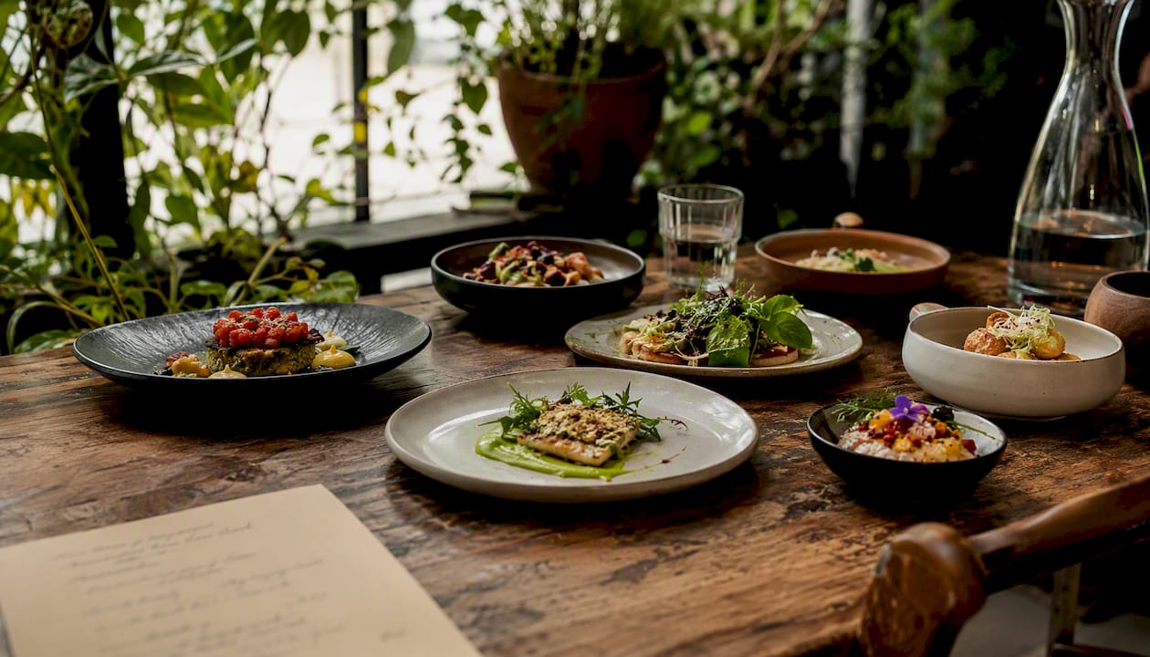 Creative tasting menu at London supper club