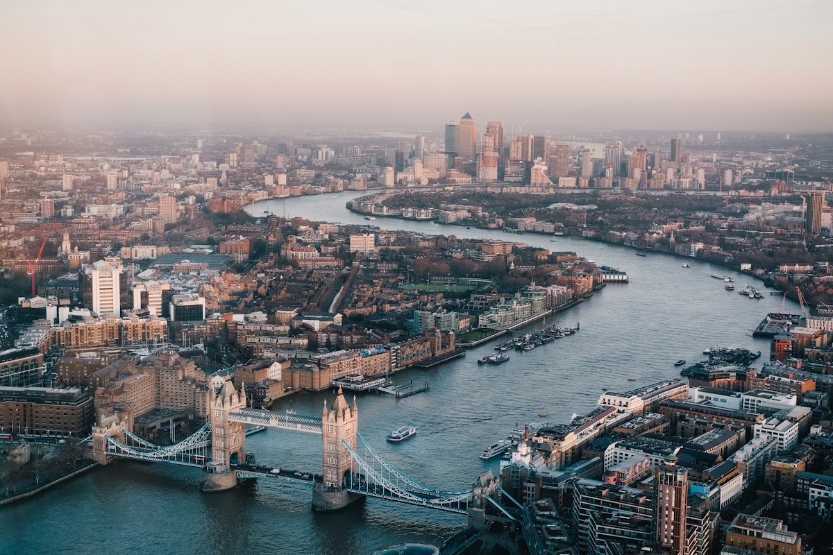 Tower Bridge at sunset, London